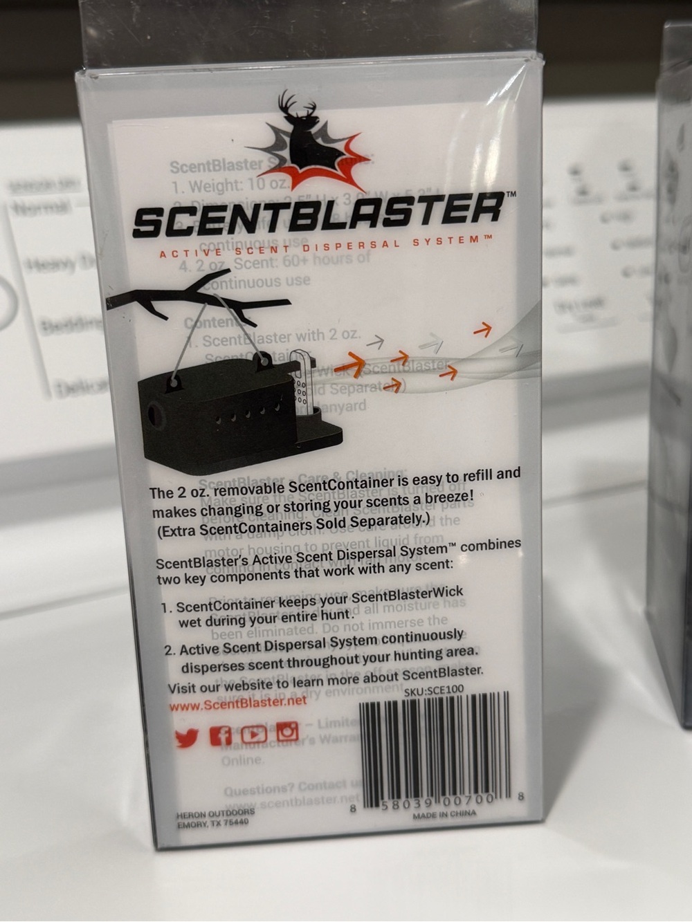 NIB 5 SCENTBLASTER Hunting Scent Dispenser with Rope. - Picture 8 of 10